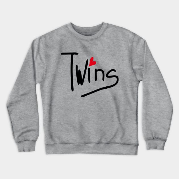 Twins Crewneck Sweatshirt by CindyS